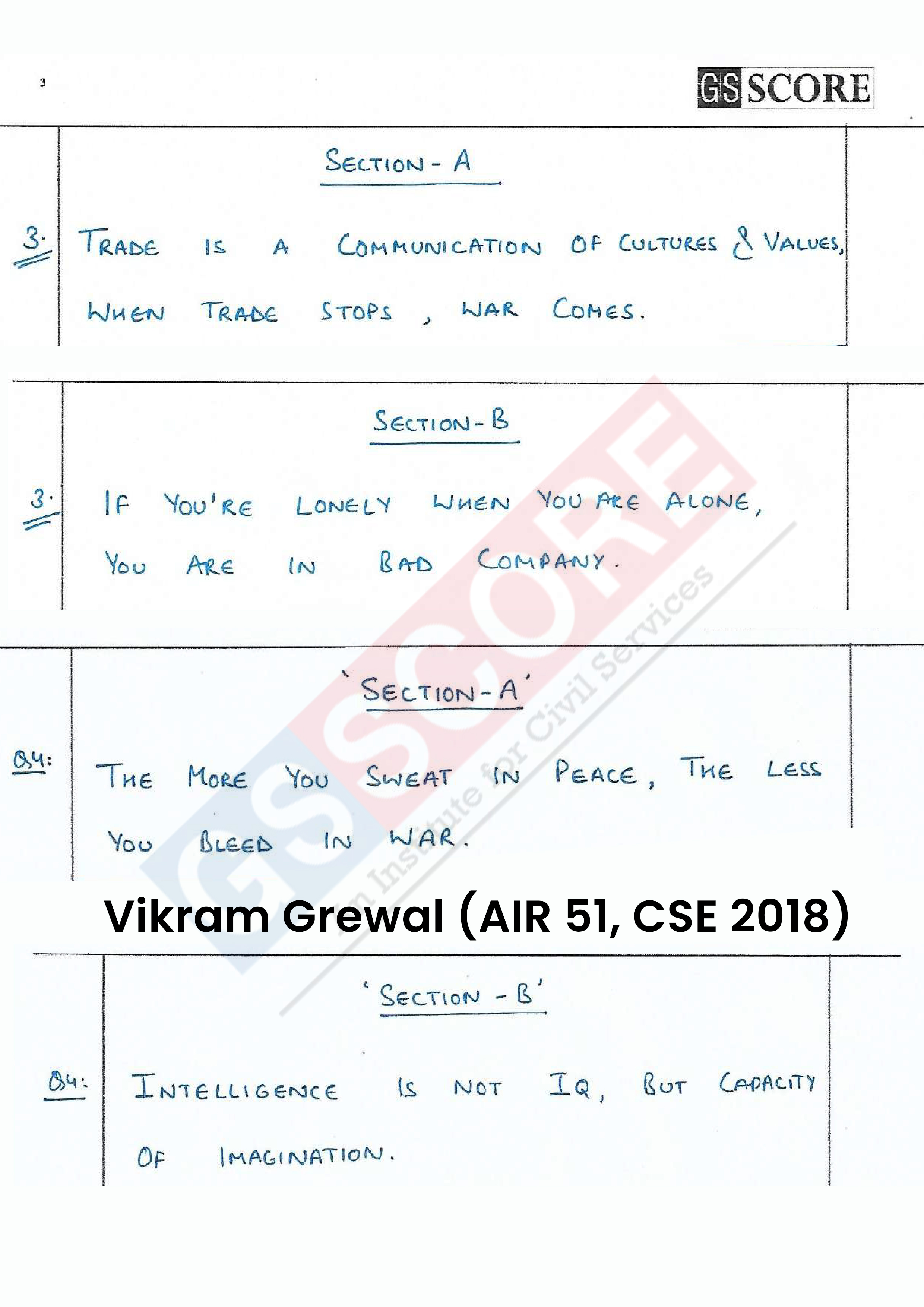 essay topics asked in upsc