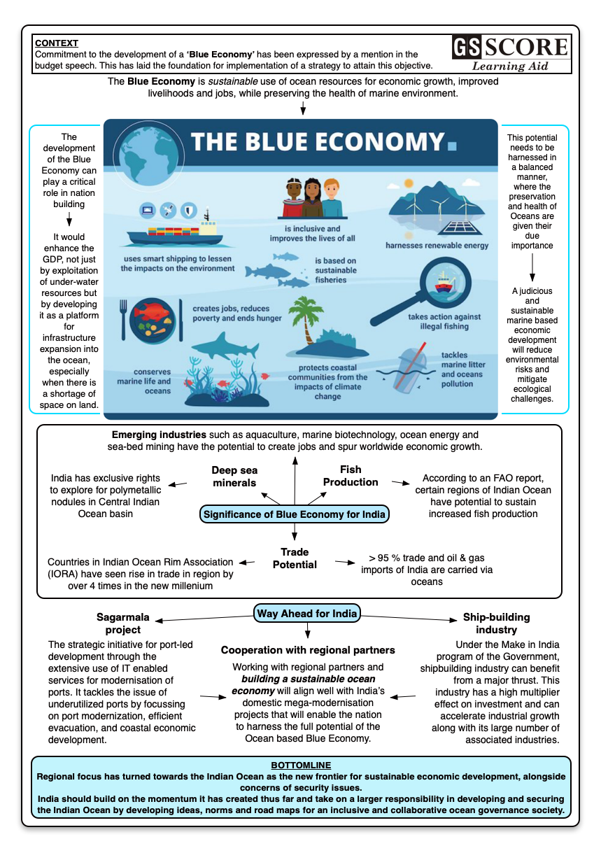 blue economy essay