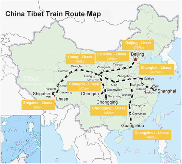 China plans Aksai Chin railway to connect Tibet, Xinjiang - GS SCORE