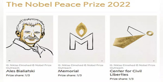 Human Rights Champions In Belarus, Russia, And Ukraine Win Nobel Peace ...